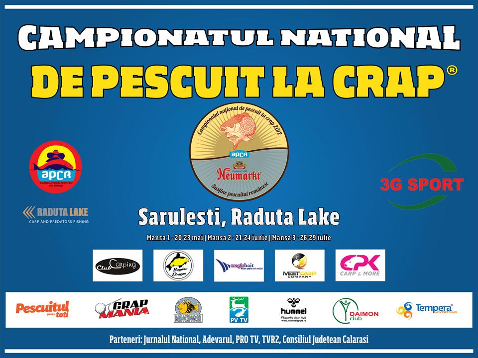 Regulamentul CN Crap 2012 de la Sarulesti